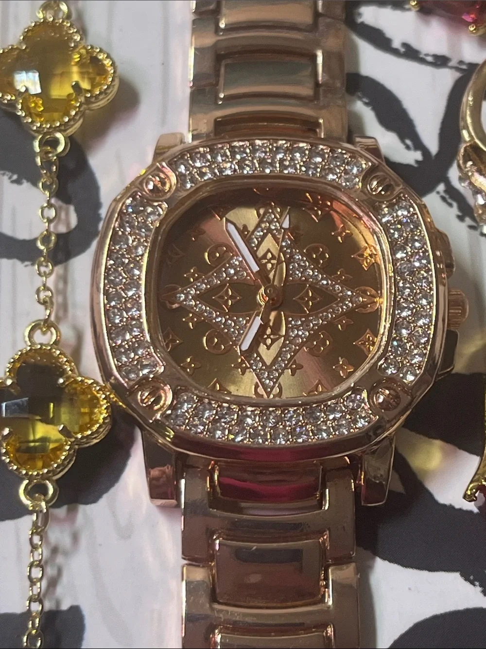 5 piece watch set gold tone - fashion must have